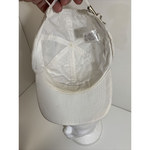 EQUESTRIAN EMBROIDERED RUNNING HORSE BASEBALL CAP COLOR WHITE O'Keaheys - Picture 9 of 12